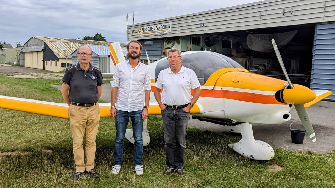 Aéroclub Jean Bertin : Guillaume Mathien lâché le 3 septembre 2024