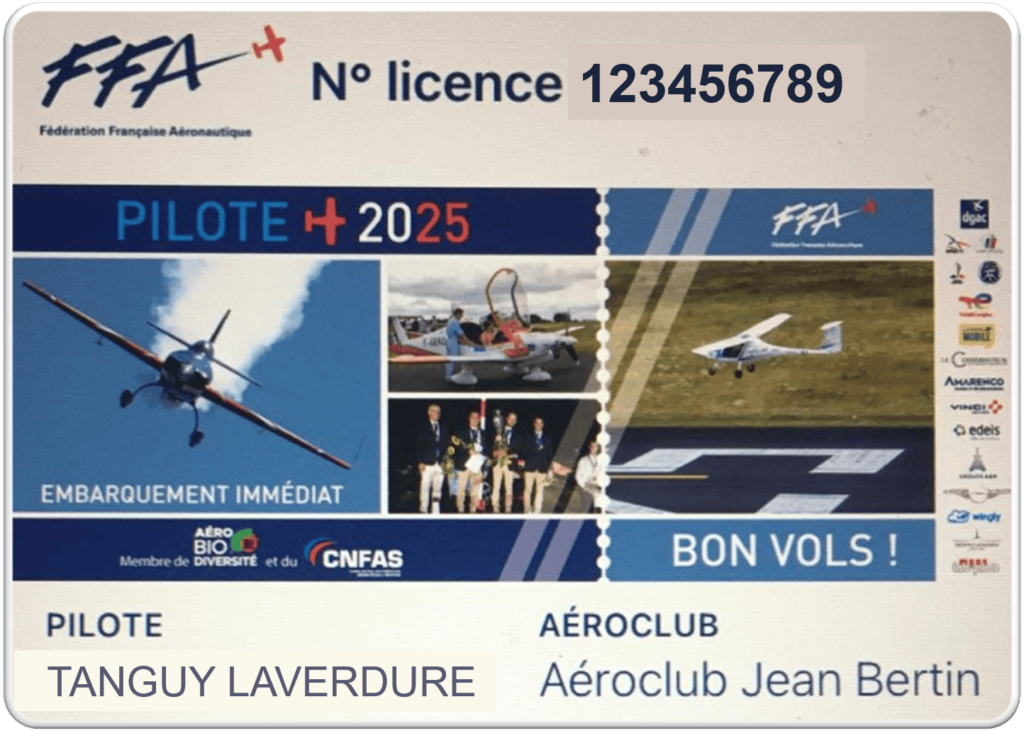 Carte Pilote FFA 2025