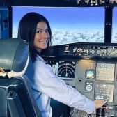 Thifaine, femme pilote à l'aéroclub Jean Bertin